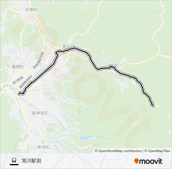 ８１番 バスの路線図