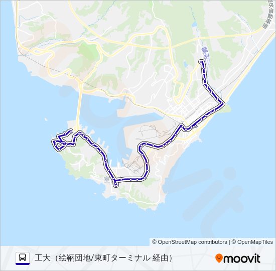 8 みたら bus Line Map