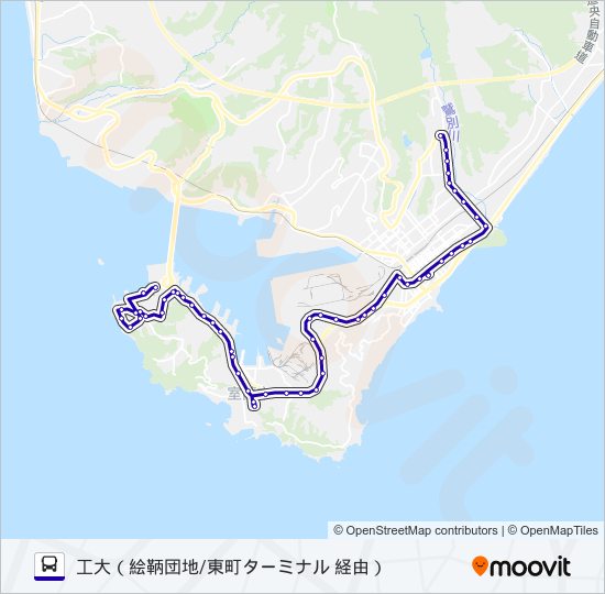 8 みたら bus Line Map