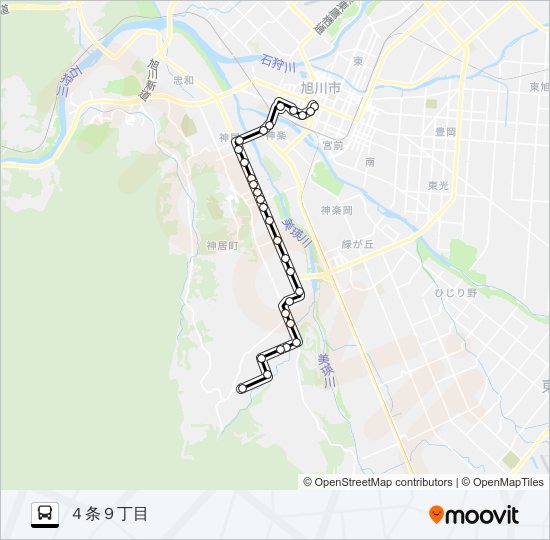 ４７番 バスの路線図
