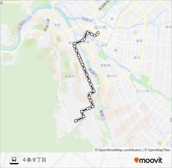 ４７番 Bus Line Map