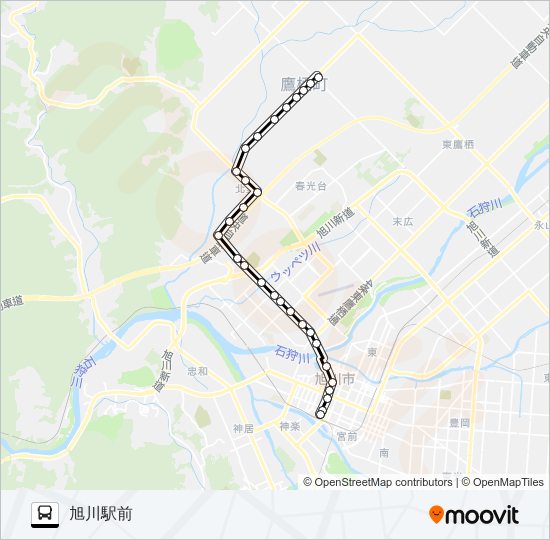 ３７番 バスの路線図