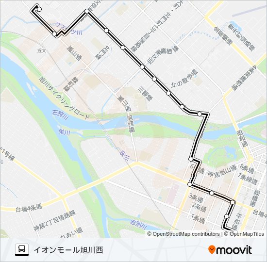 ２４番 バスの路線図