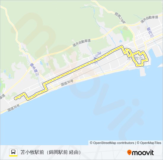 14 錦西文化公園線 バスの路線図