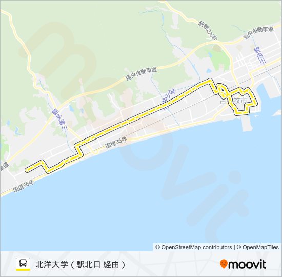 14 錦西文化公園線 バスの路線図