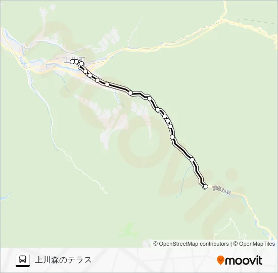 ８３番 Bus Line Map