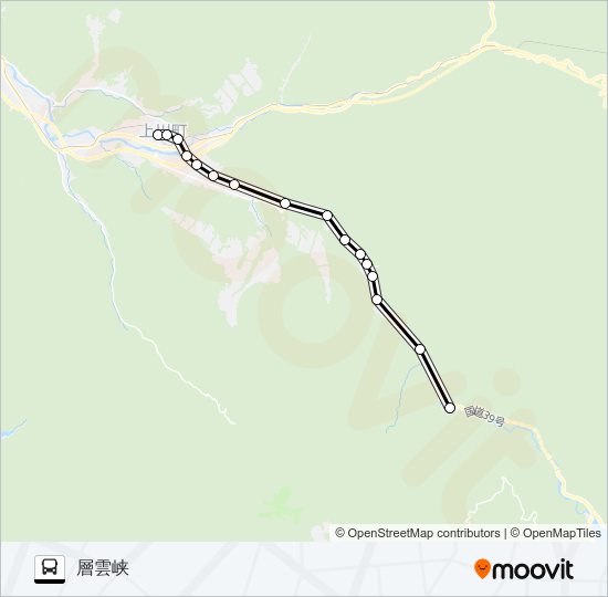 ８３番 バスの路線図