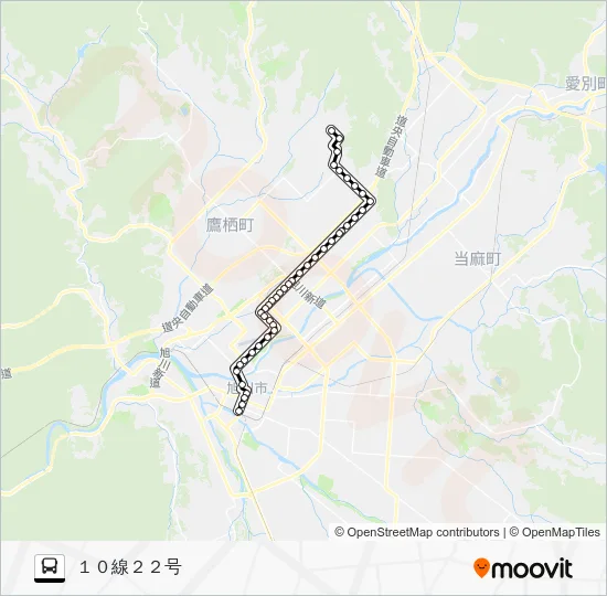 １７番 Bus Line Map