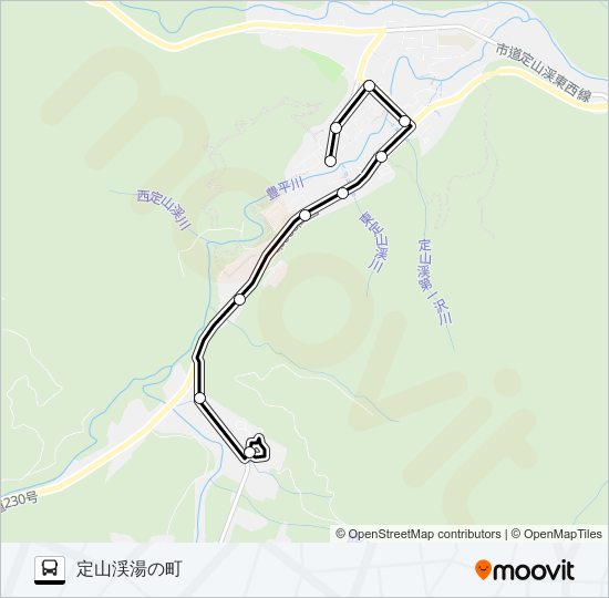 定１ バスの路線図