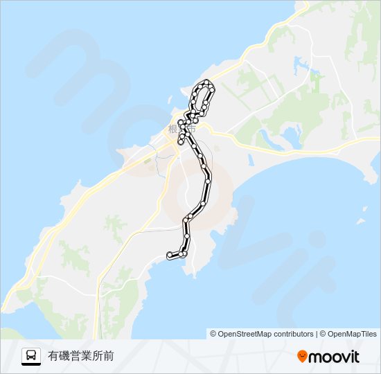 花咲線（根室交通） bus Line Map