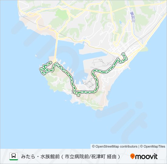 11 みたら バスの路線図