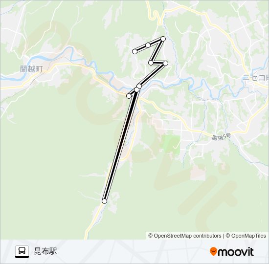 ２号路線 Bus Line Map