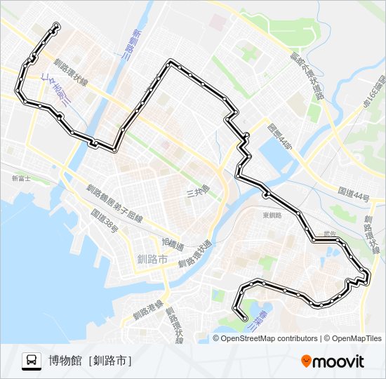 イオン線 バスの路線図