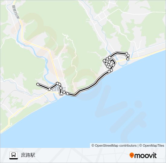 庶路 Busの路線図