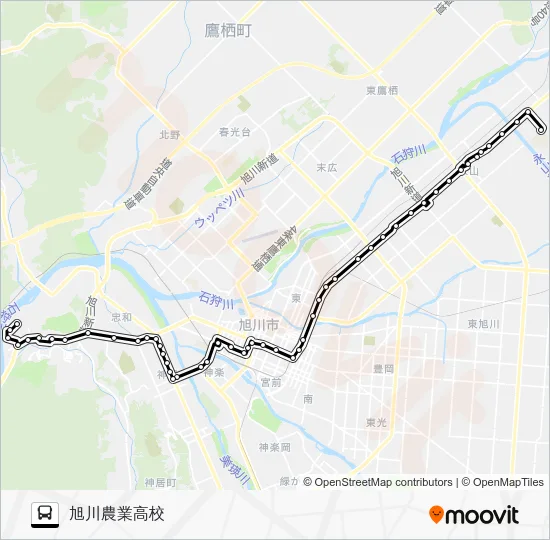 ６６９番 Bus Line Map