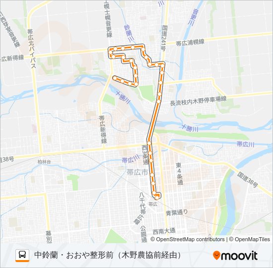 41 バスの路線図