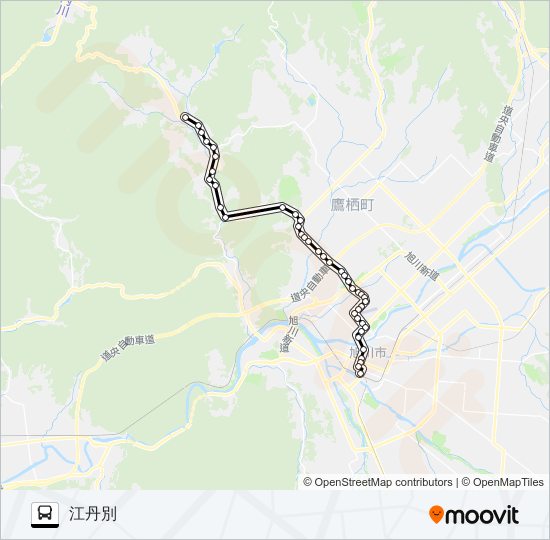 ３６番 Bus Line Map