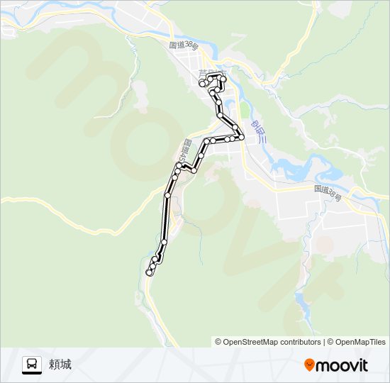 頼城線 Bus Line Map