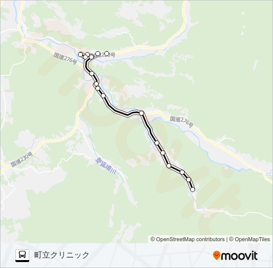 御園 バスの路線図