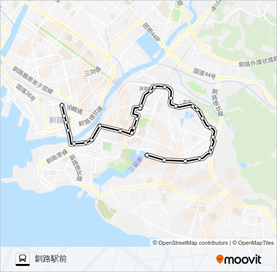 春採Ｓ バスの路線図