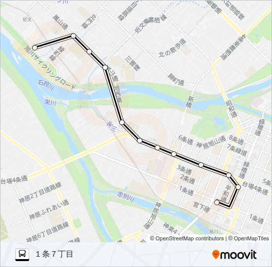 ３１番 バスの路線図