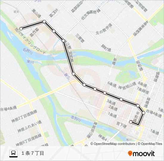 ３１番 Bus Line Map