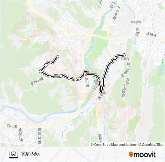 South 96 Express Bus Line Map