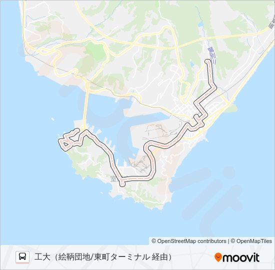 10 みたら バスの路線図