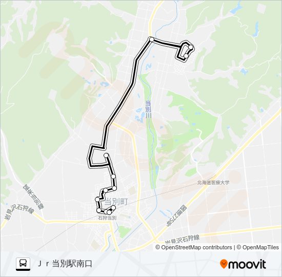 青山線 Bus Line Map