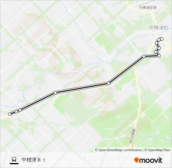Nakashibetsu Konebetsu Line [Via Municipal Hospital] Bus Line Map