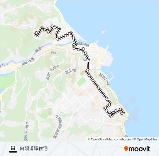 つくし線 bus Line Map