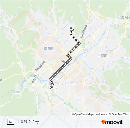 １２番 バスの路線図