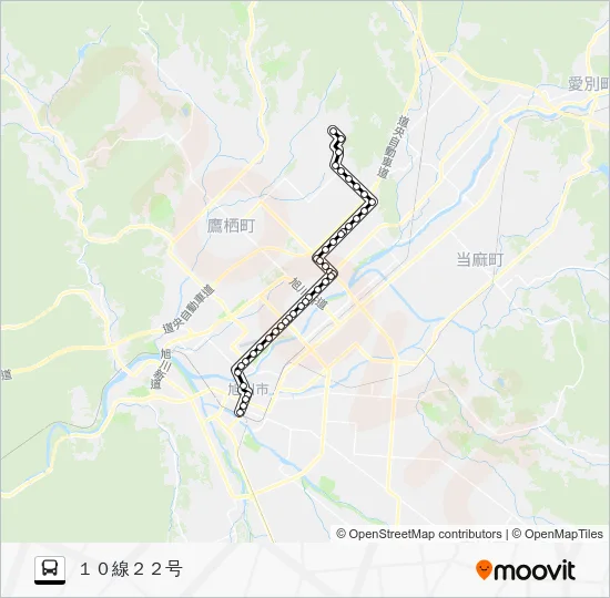 １２番 バスの路線図
