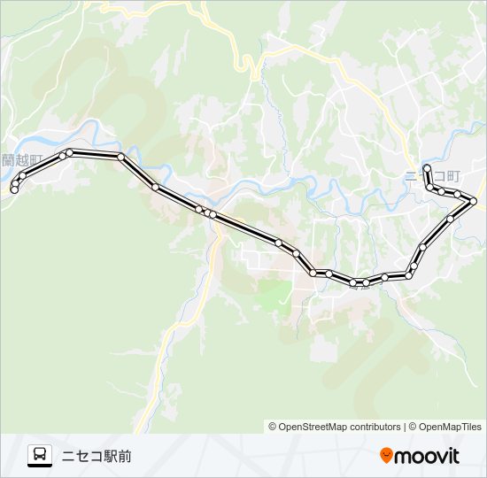 福井線 バスの路線図