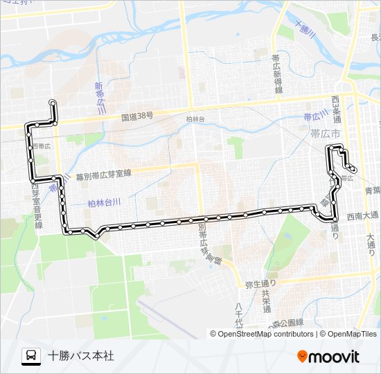 南商線 Bus Line Map