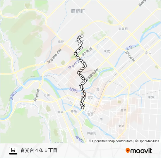 ３０番 Bus Line Map