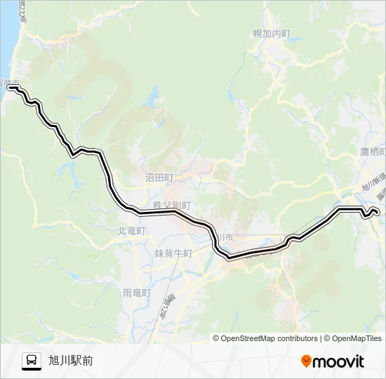 ５６番 バスの路線図