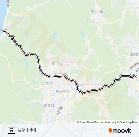 ５６番 バスの路線図