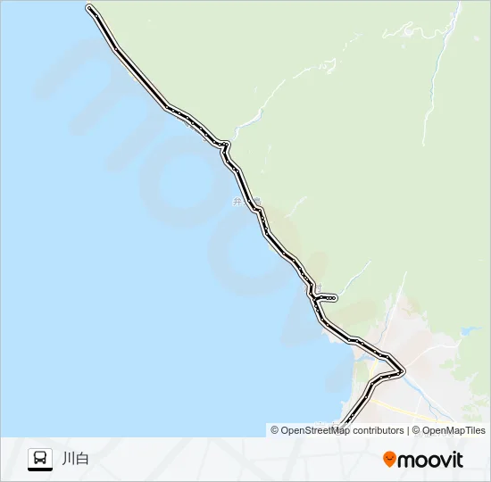 神恵内線 Bus Line Map