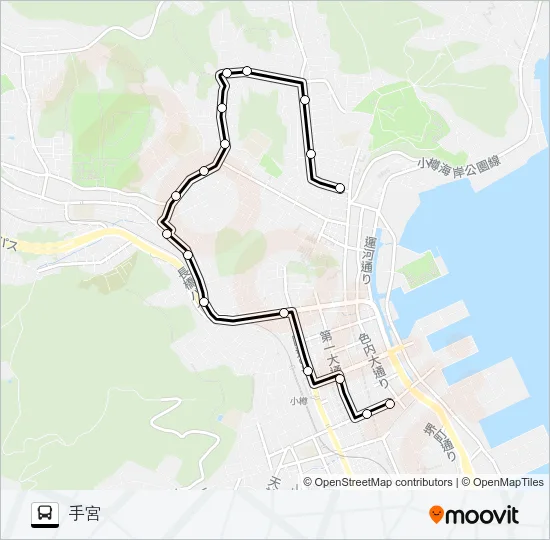 １４梅源線 Bus Line Map