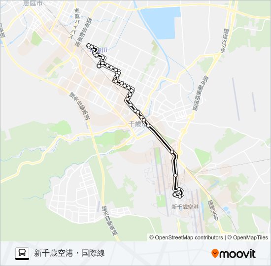 空３みどり台空港線 bus Line Map