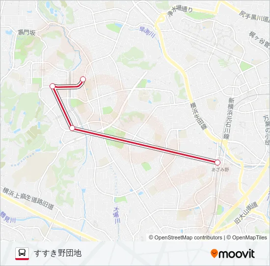 急行  Line Map