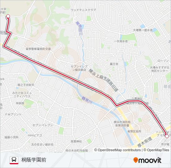 直行  Line Map