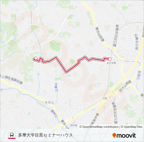 直行  Line Map