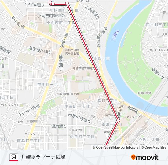 直行  Line Map