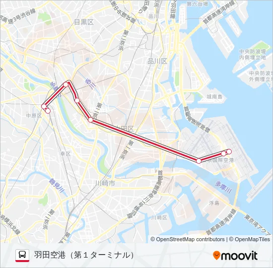 空港  Line Map