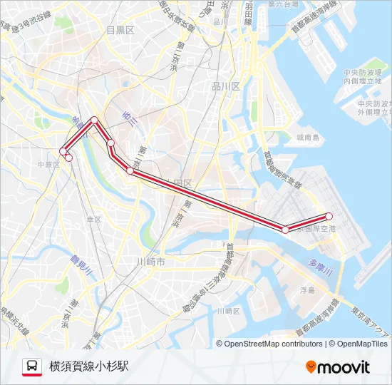 空港  Line Map