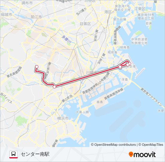 空港 bus Line Map