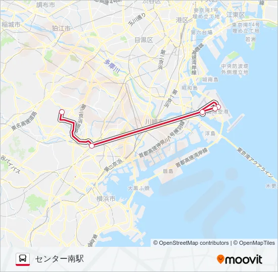 空港  Line Map