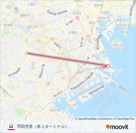 空港  Line Map